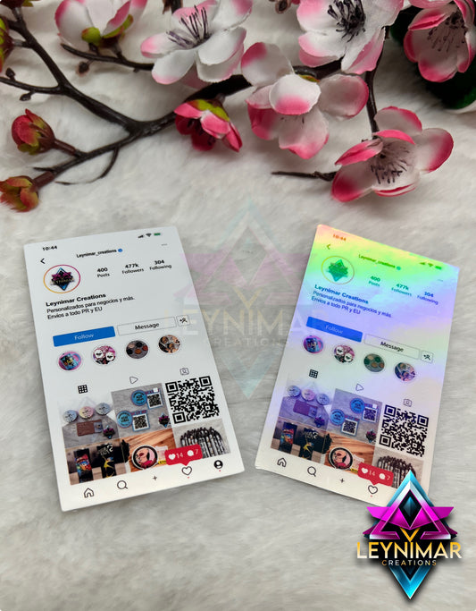 Tarjetas de presentación estilo Instagram 8